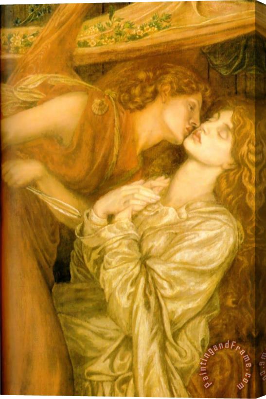 Dante Gabriel Rossetti Dante's Dream at The Time of The Death of Beatrice [detail] Stretched Canvas Print / Canvas Art